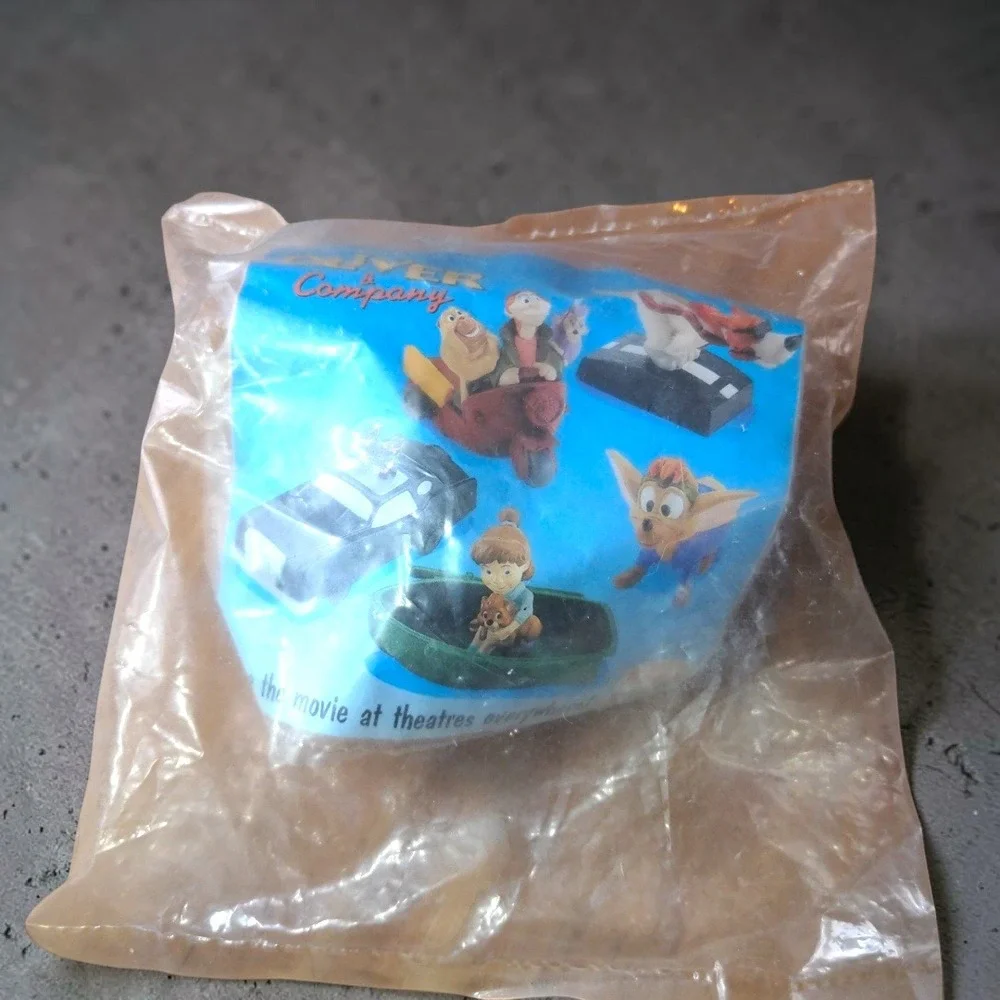 Vtg Disney Oliver Comp Fagin Scooter 1996 Burger King Kids Club Toy‎ New Sealed